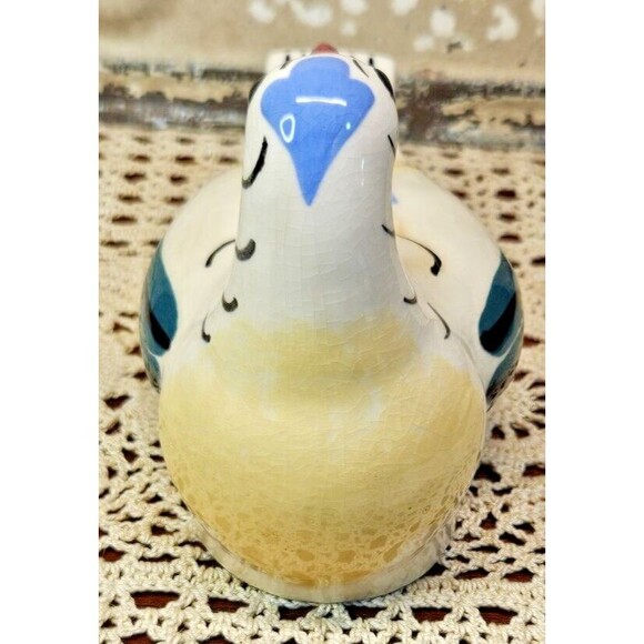 The California Cleminson's Pottery Bird Butter Dish Topper 1950s (Read!) - Picture 4 of 10